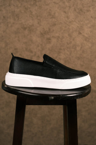 Erkek Deri Slip-On Casual Ayakkabı