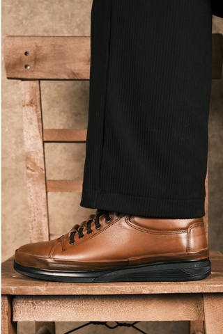 Bağcıksız Casual Deri Ayakkabı